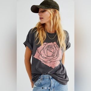 Free People Rose Boyfriend Tee